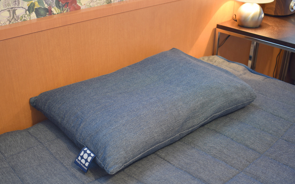 夢藍シルクわた枕
