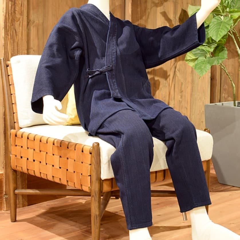 刺し子作務衣
