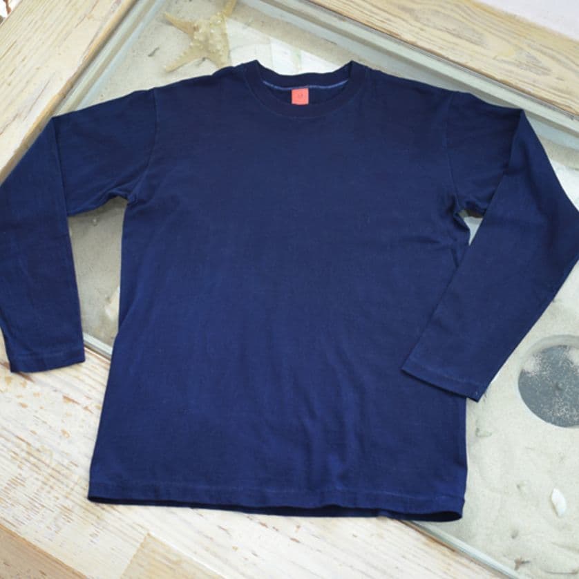 長袖なんど染めTシャツ