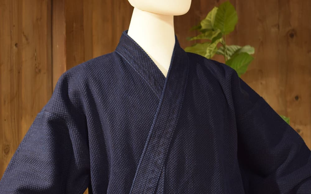 刺し子作務衣：喜之助紺屋